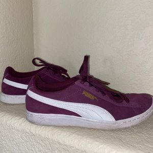 Purple Puma Sneakers